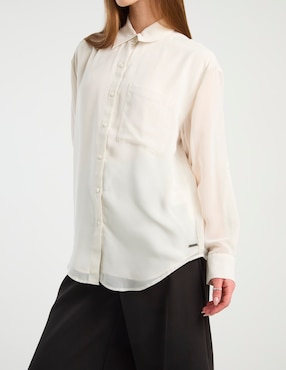Blusa Calvin Klein manga larga para mujer