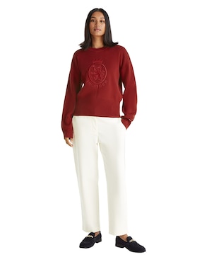Suéter Tommy Hilfiger cuello redondo para mujer