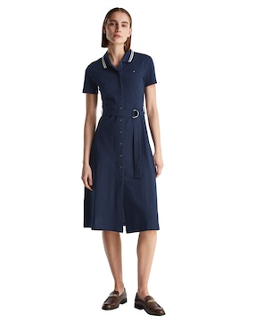 Vestido largo casual Tommy Hilfiger Fa25 para mujer