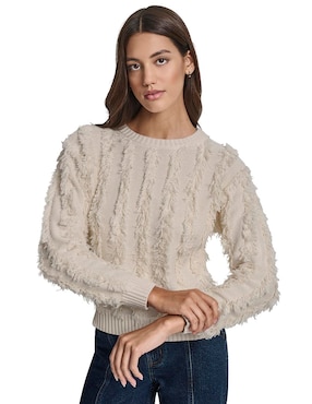 Suéter Dkny Jeans cuello redondo para mujer