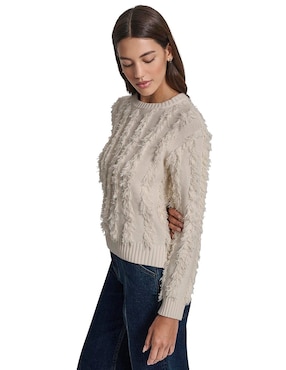 Suéter Dkny Jeans cuello redondo para mujer