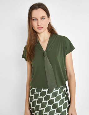 Blusa Trucco manga corta para mujer