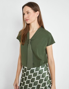 Blusa Trucco manga corta para mujer