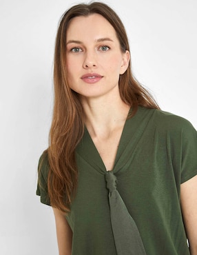 Blusa Trucco manga corta para mujer