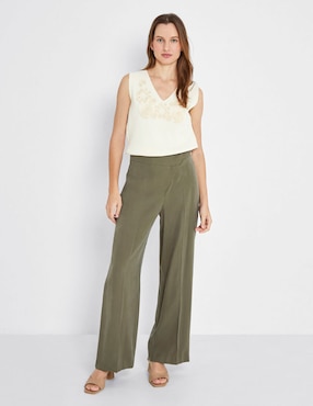 Pantalón Trucco wide leg para mujer