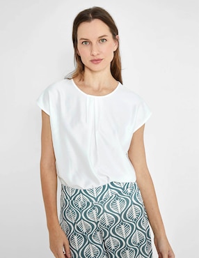 Blusa Trucco manga corta para mujer