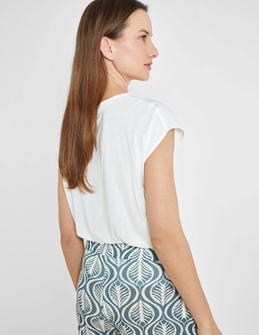 Blusa Trucco manga corta para mujer