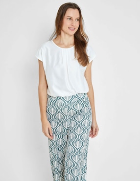 Blusa Trucco manga corta para mujer