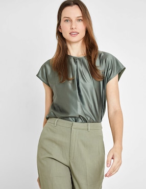 Blusa Trucco manga corta para mujer