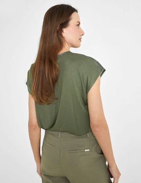 Blusa Trucco manga corta para mujer