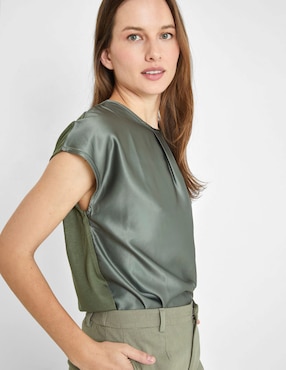 Blusa Trucco manga corta para mujer
