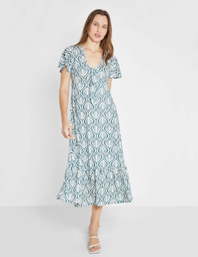 Vestido midi casual Trucco para mujer