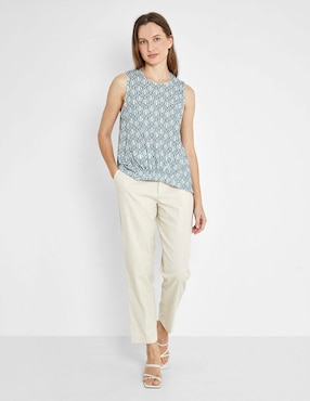 Pantalón chino Trucco straight para mujer