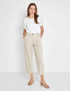 Pantalón Trucco straight para mujer