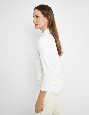 Suéter Trucco cuello camisero para mujer