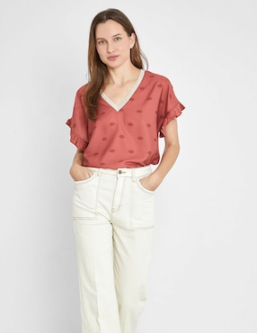 Blusa Trucco manga corta para mujer