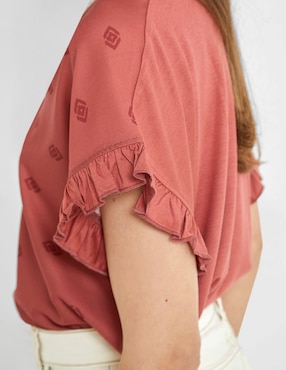 Blusa Trucco manga corta para mujer