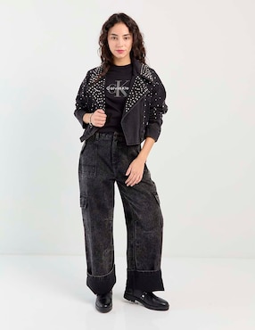 Playera manga corta Calvin Klein Jeans cuello redondo para mujer