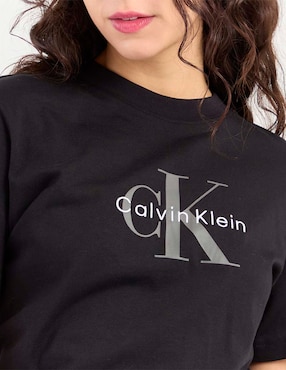 Playera manga corta Calvin Klein Jeans cuello redondo para mujer