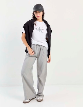 Playera manga corta Calvin Klein Jeans cuello redondo para mujer