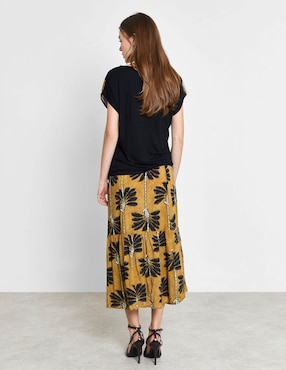 Falda crop Trucco a la cintura
