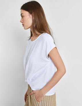 Blusa Trucco manga corta para mujer