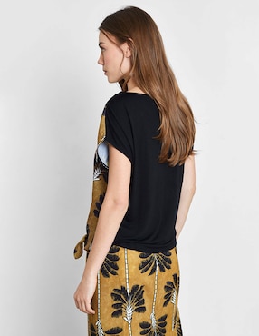 Blusa Trucco manga corta para mujer