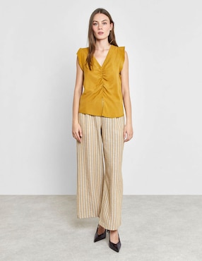 Blusa Trucco manga corta para mujer