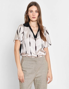 Blusa Trucco manga corta para mujer