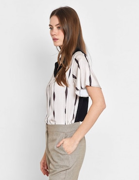Blusa Trucco manga corta para mujer