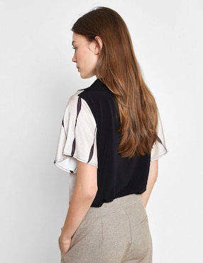 Blusa Trucco manga corta para mujer