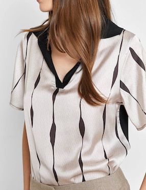 Blusa Trucco manga corta para mujer