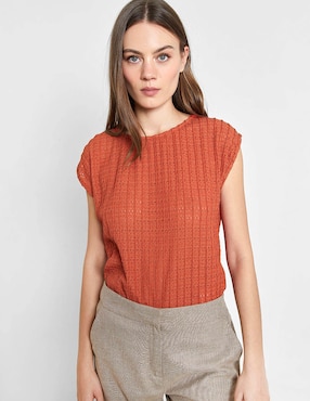 Blusa Trucco manga corta para mujer