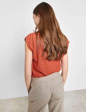 Blusa Trucco manga corta para mujer