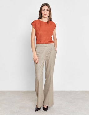 Blusa Trucco manga corta para mujer