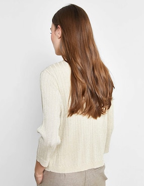 Suéter Trucco cuello redondo para mujer
