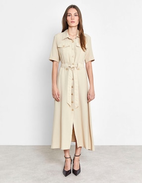 Vestido crop casual Trucco para mujer