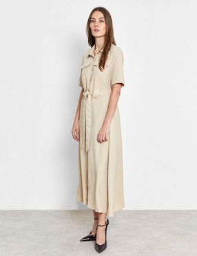 Vestido crop casual Trucco para mujer
