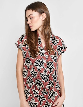 Blusa Trucco manga corta para mujer