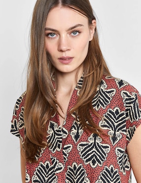 Blusa Trucco manga corta para mujer