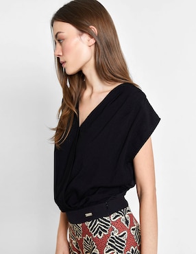 Blusa Trucco manga corta para mujer