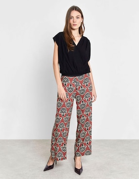 Blusa Trucco manga corta para mujer
