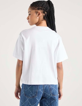 Playera manga corta Calvin Klein Jeans cuello redondo para mujer
