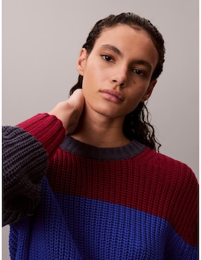 Suéter Calvin Klein Jeans cuello redondo para mujer