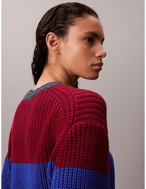 Suéter Calvin Klein Jeans cuello redondo para mujer