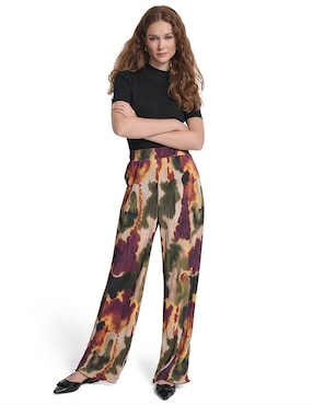 Pantalón relaxed Dkny amplio para mujer