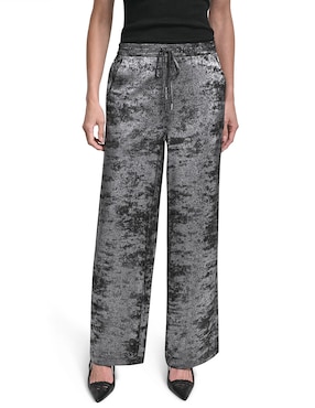 Pantalón relaxed Dkny wide leg para mujer