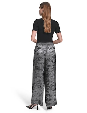Pantalón relaxed Dkny wide leg para mujer