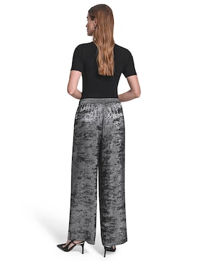 Pantalón relaxed Dkny amplio para mujer