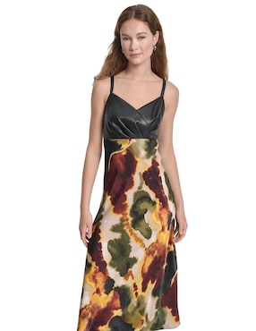 Vestido crop casual Dkny para mujer